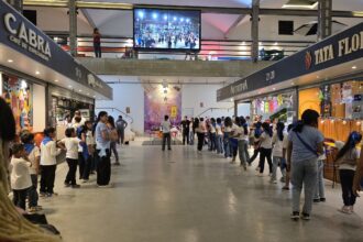 Éxito total de los pesebres en el Mercado Central