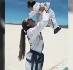 Campeona de taekwondo: Leila Ramos brilla en el Nacional ITF con su hijo Noah