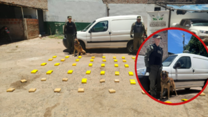 Gendarmería secuestra más de 52 kilos de estupefacientes en ruta nacional