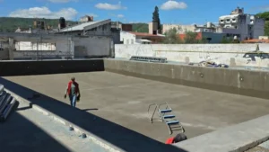 Club Independiente: el natatorio llega a su recta final de transformación