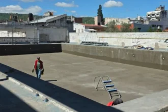 Club Independiente: el natatorio llega a su recta final de transformación