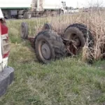 Tragedia en Caimancito: Fallece agricultor tras volcarse máquina agrícola
