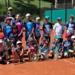 Club Tiro reunió a jóvenes tenistas en exitosa jornada deportiva