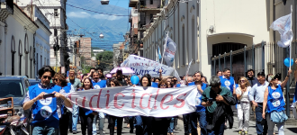 Trabajadores judiciales protestan por exclusión del bono extraordinario