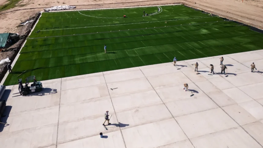 San Pedro estrena moderno complejo de hockey con superficie sintética internacional