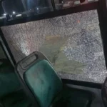 Violento lanzamiento de piedras contra transportes en zona de Sargento Cabral