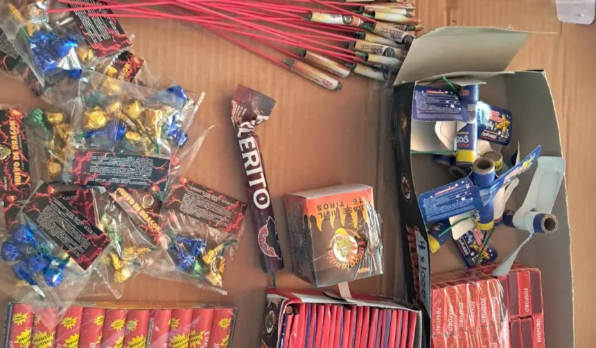 Operativo policial en Aguas Calientes: detienen a vendedor de explosivos ilegales