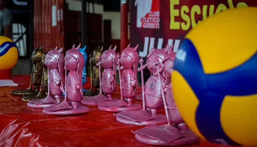 Gorriti cerró el año con una jornada emotiva de reconocimientos al vóley