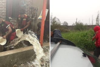 Lluvias torrenciales generan inundaciones en Alto Comedero: Bomberos en acción