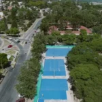 Avanza la renovación de las canchas del RIM 20, las obras alcanzan el 80%