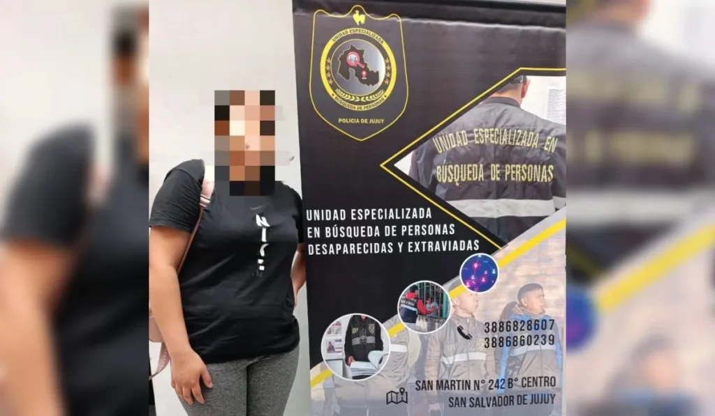 Adolescente desaparecida en Catamarca hallada en Jujuy