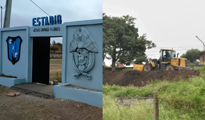 Palpalá avanza con obras en su complejo deportivo