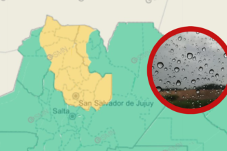 Tormentas intensas azotan Jujuy con alerta vigente