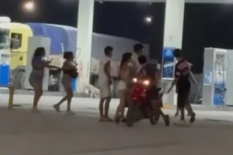 Violenta gresca en estación YPF deja daños materiales en San Lorenzo