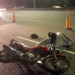 Tragedia en ruta: joven muere tras accidente en moto
