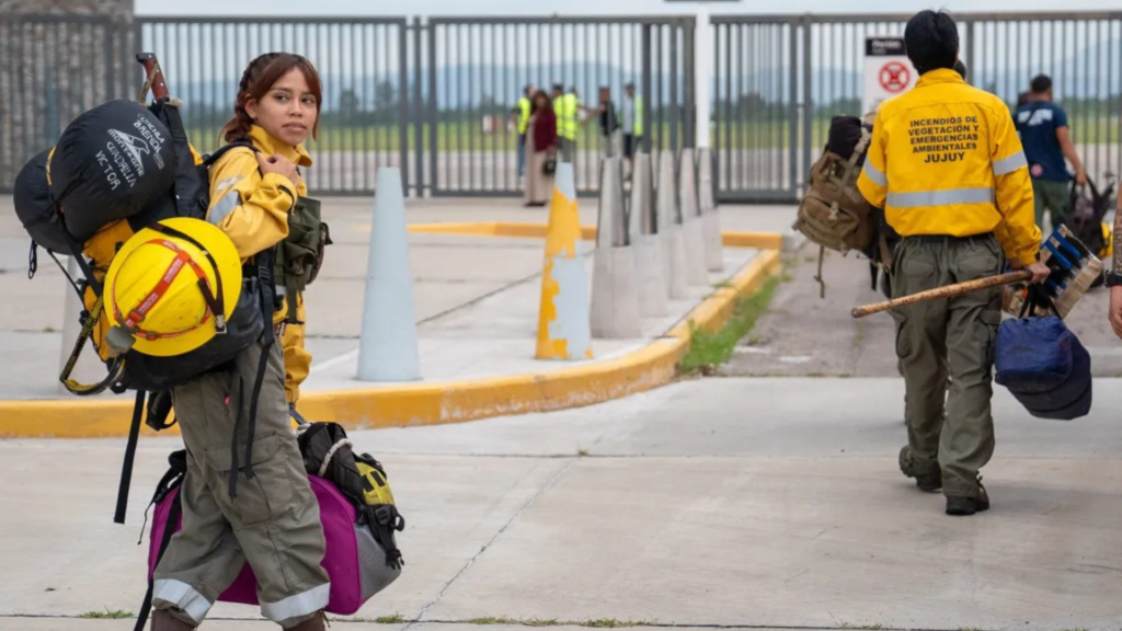 Incendios forestales: Jujuy envía 17 brigadistas a Chubut