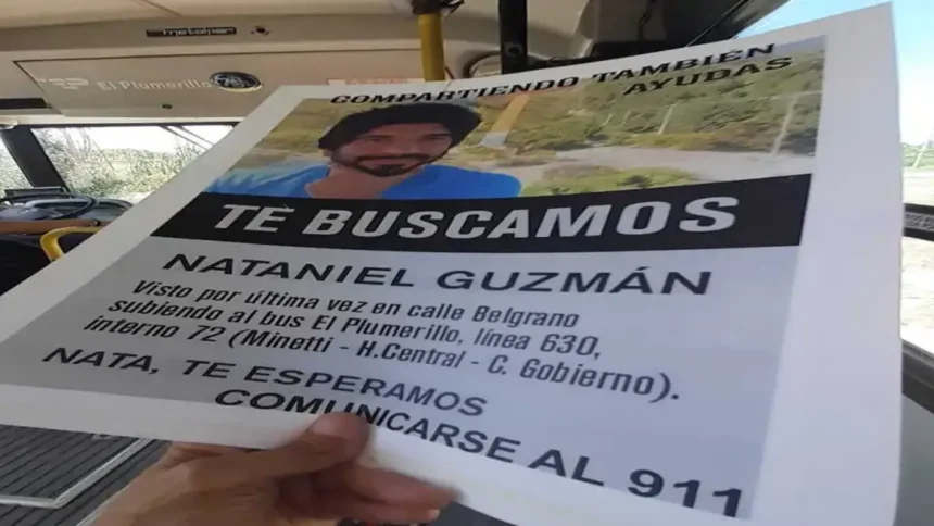 Nataniel Guzmán: tres años de angustia y un reclamo sin respuestas