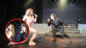 Milei canta Rock del Gato en show de Fátima Florez