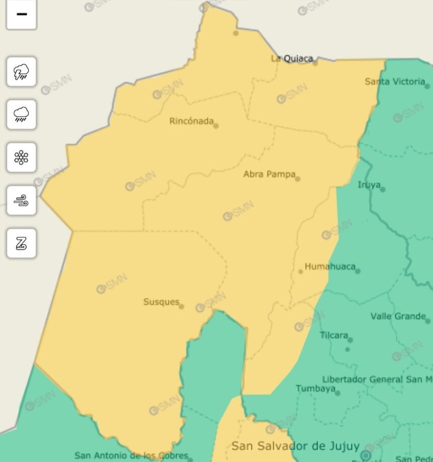 Fenómenos climáticos: Riesgo de precipitaciones