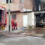 Incendio en San Martín: mujer herida y mascota fallecida