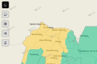 Meteorología advierte sobre fenómenos tormentosos previstos en Jujuy