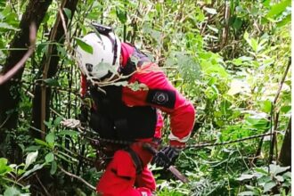 Operativo de rescate en Reyes: bomberos salvan vidas
