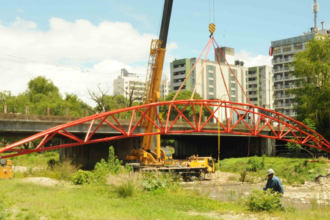 Puente peatonal: obra clave en el Xibi Xibi