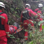 Operativo de rescate salva a mujer en Bajo La Viña