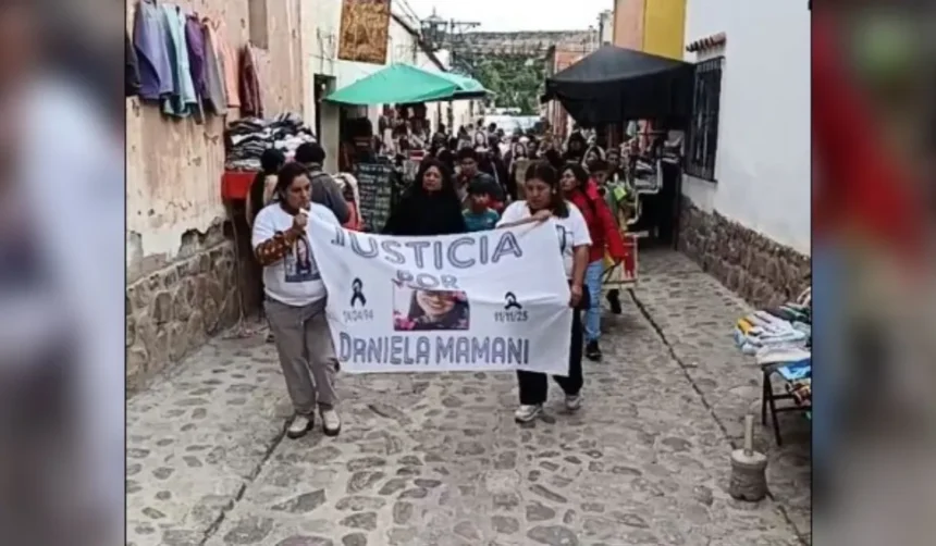 Humahuaca reclama justicia por Daniela Mamaní
