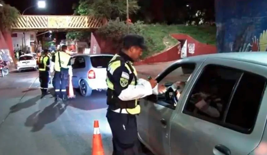Operativo policial: más de cien infracciones por conducir alcoholizado
