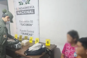 Detuvieron a mujer con droga en micro entre Jujuy y Mendoza