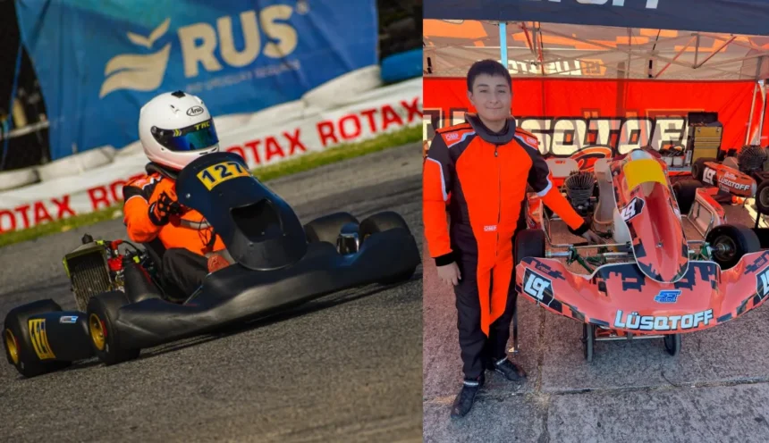 Balderrama karting nacional: el piloto jujeño debuta en la élite