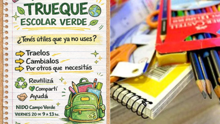 Campo Verde organiza trueque escolar solidario este fin de semana