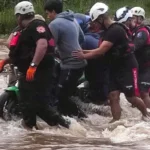 Cinco personas fueron rescatadas en Palpalá por crecida del río