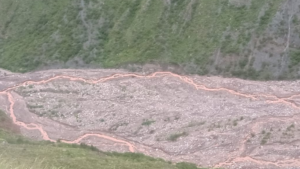 Riesgo de derrumbes Punta Corral tras intensas precipitaciones