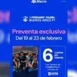 Macro respalda el torneo de pádel más importante: Premier Padel P1 en mayo