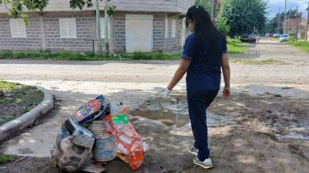 Operativo contra dengue: descacharrado dengue capital del 23 al 27 de febrero