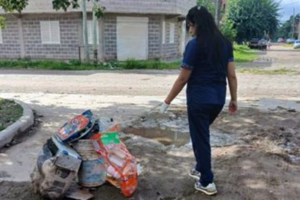 Operativo contra dengue: descacharrado dengue capital del 23 al 27 de febrero