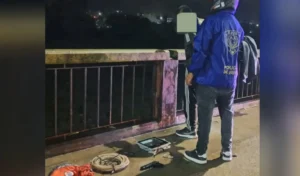 Detienen a sujeto con réplica de arma en Puente San Martín