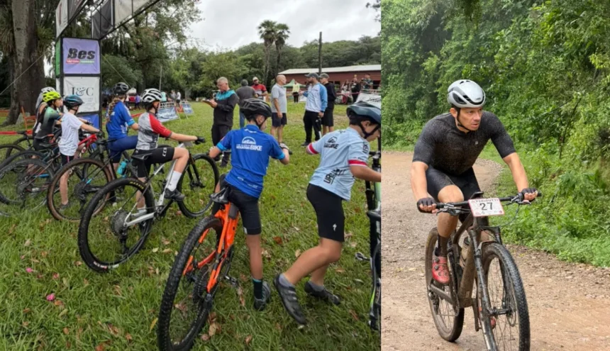Competidores de MTB desafiaron la lluvia en Tilquiza con intensidad