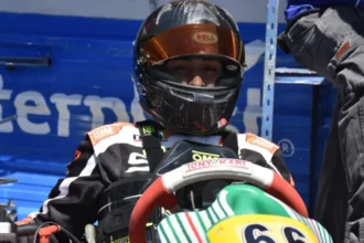 Felipe Balderrama completó un gran debut en el Argentino de Rotax