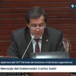 El gobernador Sadir inaugura sesiones 2026 en la Legislatura jujeña