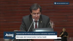 El gobernador Sadir inaugura sesiones 2026 en la Legislatura jujeña