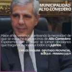 Municipalización de Alto Comedero: el debate que hoy recorre la política jujeña fue impulsado por Carlos Haquim en 2024