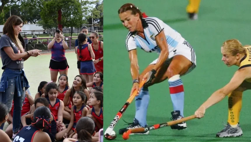 Magdalena Aicega visita Palpalá para una jornada especial de hockey