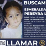 Activan la Alerta Sofía por la desaparición de una menor de dos años en Córdoba