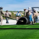 Inauguración de la cancha sintética de hockey en La Mielera el 5 de abril