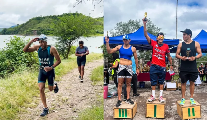 Rodrigo Burgos se consagra campeón en el triatlón campeonato salteño