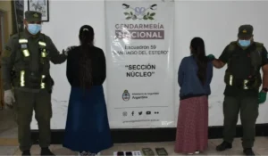 Dos mujeres detenidas con cocaína en Santiago del Estero tras partir de Jujuy