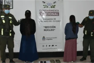 Dos mujeres detenidas con cocaína en Santiago del Estero tras partir de Jujuy